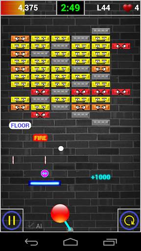 Angry Bricks - Brick Breaker स्क्रीनशॉट 2