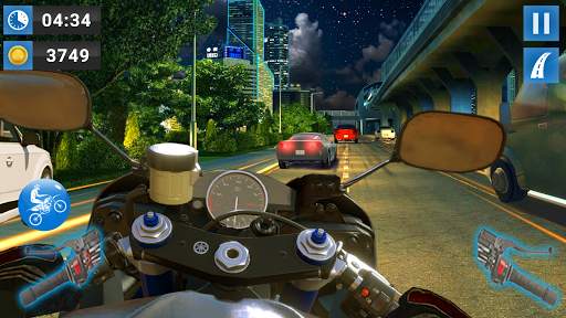 Highway Bike Riders Game 2019 : Mote Traffic Race screenshot 3