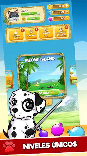 CUTE WARS PUZZLE BATTLE – Gatos vs Perros Match 3 screenshot 2