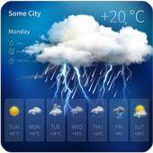 Clock &Weather widget daily forecast free 1.0