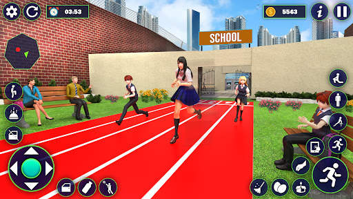 School Girl Life Simulator 3D screenshot 3