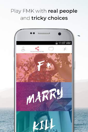 F* Marry Kill - Nueva Aplicación de Citas screenshot 1
