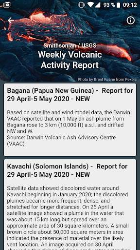 Volcano & Earthquake - Info, Maps, News screenshot 5