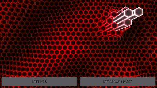 Neon Cells Particles 3D Live Wallpaper screenshot 9
