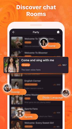 Bloomer ：Live video chat&Make new friends screenshot 3