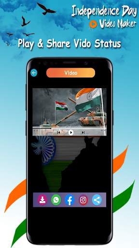 Independence Day Video Status - Video Maker 2020 स्क्रीनशॉट 5