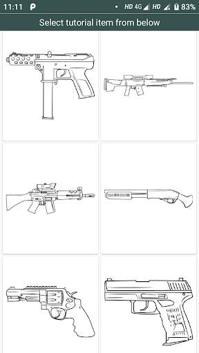 How To Draw Weapons screenshot 5