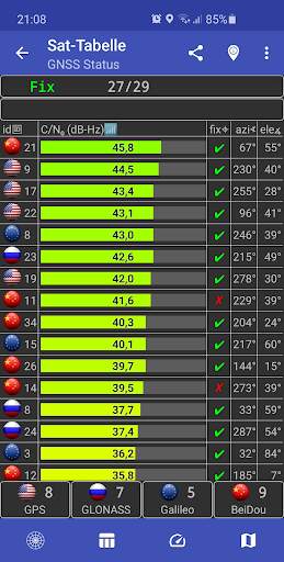 GNSS Status (GPS Test) screenshot 2