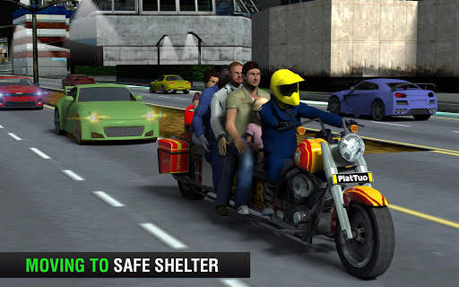 Bus Bike Taxi Bike Games screenshot 2