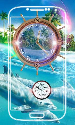 Water Clock Live Wallpaper screenshot 1