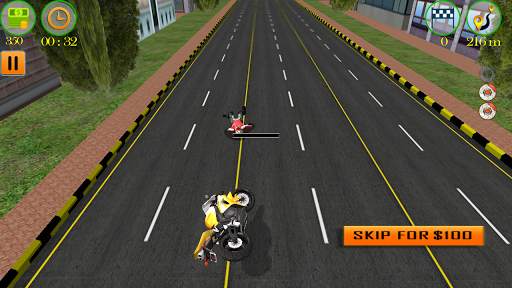 Heavy Bike Attack Race :Crazy Moto Stunt Rider screenshot 6