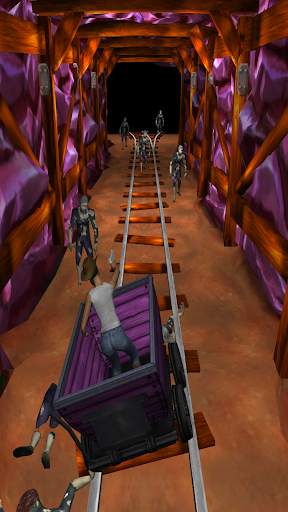 Zombie Minecart Rush screenshot 5