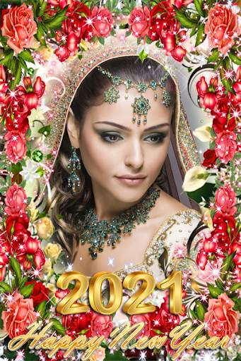 Happy New Year Photo Frame 2021 screenshot 1