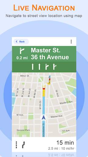 Live Earth Cam Street view: GPS Route Finder Pro screenshot 3