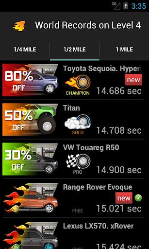 Champion Drag Racing 4x4 Tunes screenshot 3