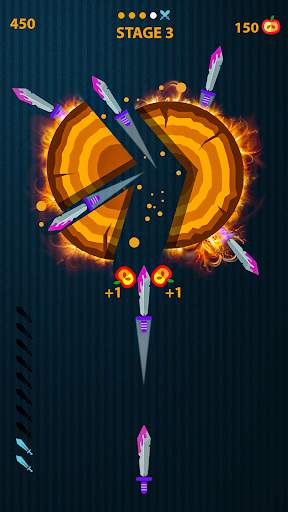 Idle Flippy Knife: Knife Throwing Hit Game screenshot 2