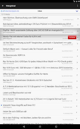 Web@Mail - Cloud based Mail ! screenshot 19