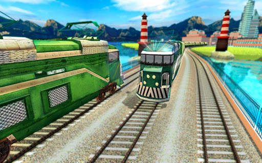 Indian City Train Driving Free Simulator screenshot 11
