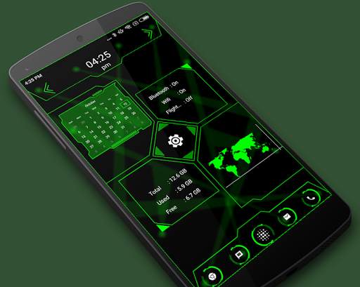 Hi-tech Unique Launcher screenshot 1