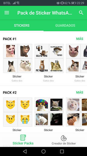 Stickers Memes Adhesivos de Gatos para WhatsApp screenshot 2