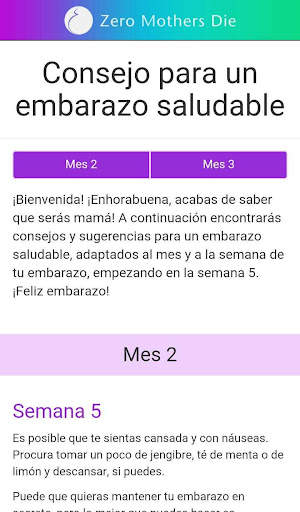 Zero Mothers Die App (ZMD App) screenshot 4