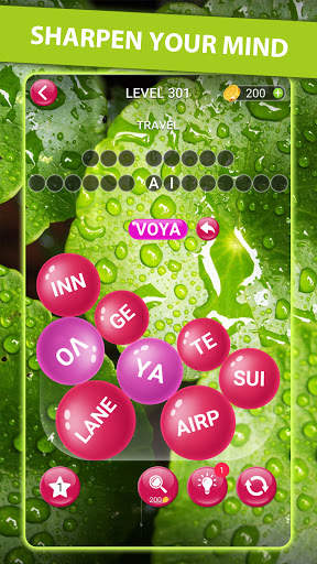 Word Serene Bubbles screenshot 3
