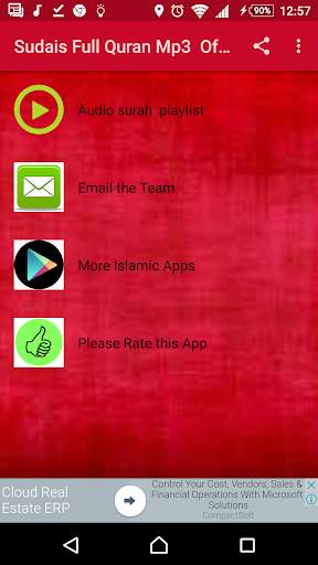 Sudais Full Quran Mp3 Offline screenshot 1