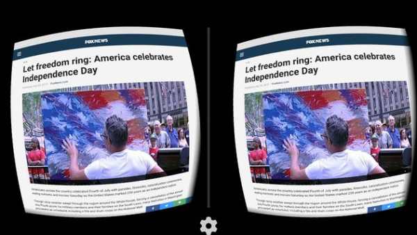 VR web browser demo screenshot 2