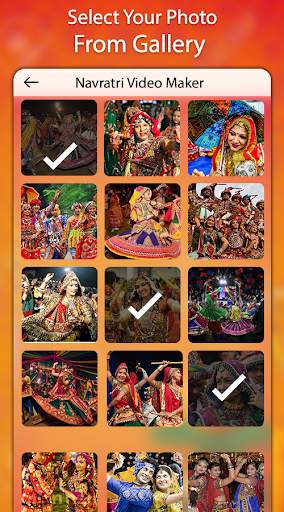 Navratri Video Maker Music : Photo Video Maker screenshot 1
