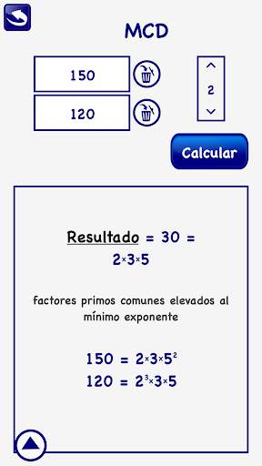 Calculadora MCM MCD Factores primos GRATIS screenshot 2