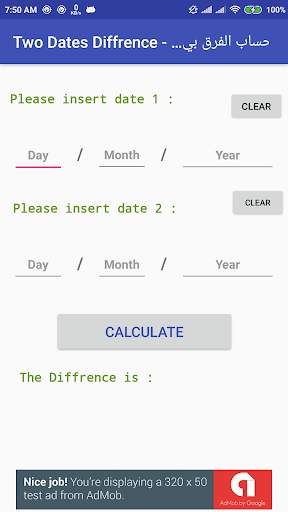 Between Two Dates (old version) screenshot 2