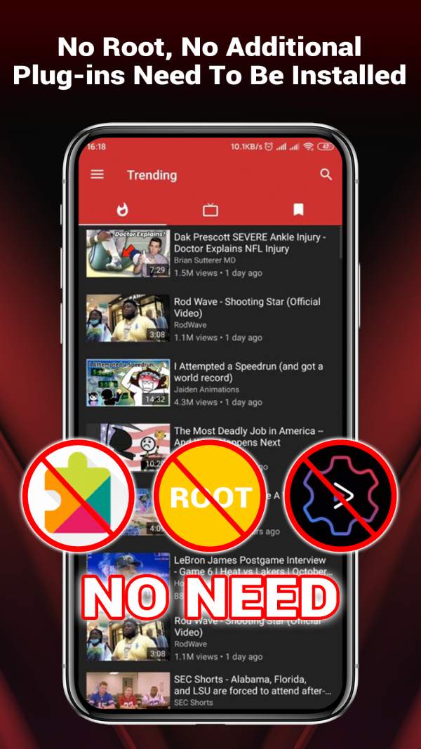 Youtube Vanced - Official Free Vanced[Premium,No ads] screenshot 3