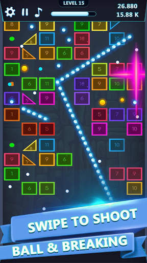 Glow Ball Breaker Quest Challenge Game screenshot 3