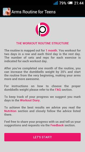 Arms Routine for Teens screenshot 4
