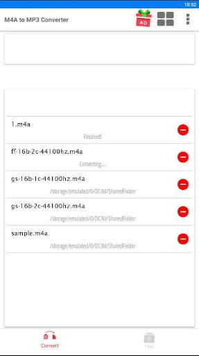 M4A to Mp3 Converter - M4b to  2 تصوير الشاشة