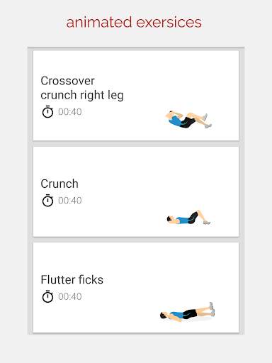 ABS Workout - Belly workout, ABS in 30 days screenshot 14