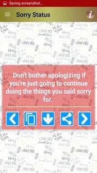 Sorry Messages Status & Quotes screenshot 6