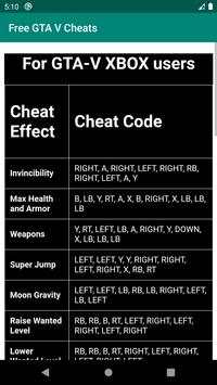 Free Cheats for GTA V screenshot 5
