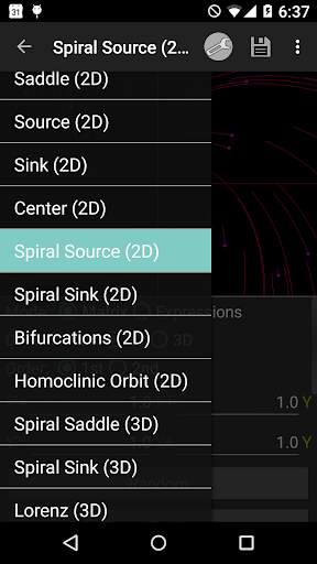 Dynamical System Simulator screenshot 2