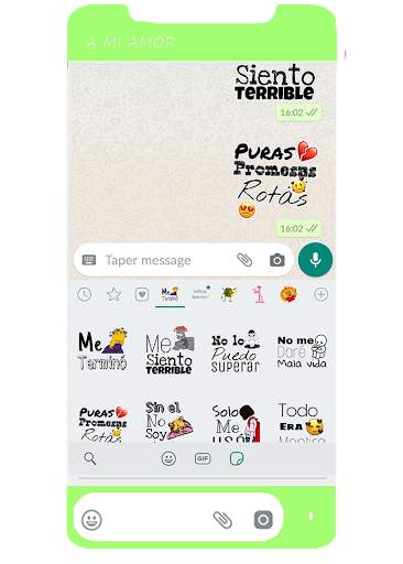 💕 Stickers Frases de amor para WhatsAp 2020 screenshot 2