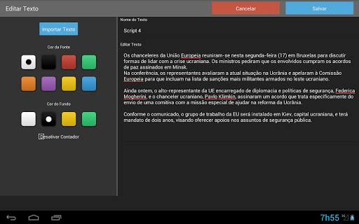 Teleprompter Pro Lite screenshot 16