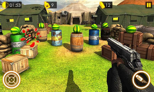 Watermelon shooting game 3D screenshot 3