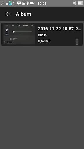 Perekam Video Android screenshot 3