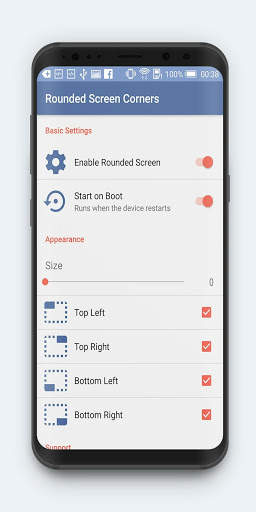 Rounded Corners S9 screenshot 4
