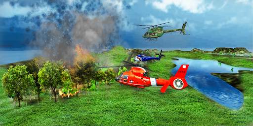 Rescue City & Army Helicopter Simulator screenshot 2