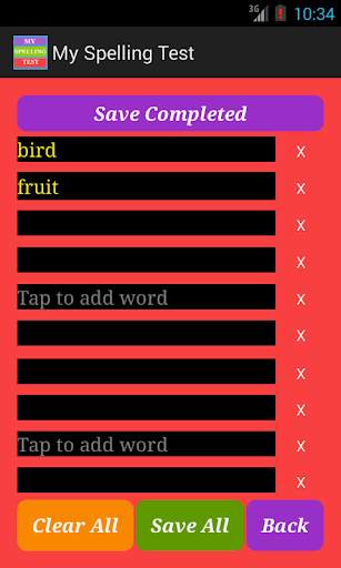 My Spelling Test screenshot 2