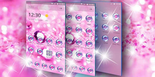 Pink Diamond Glitter Theme screenshot 4