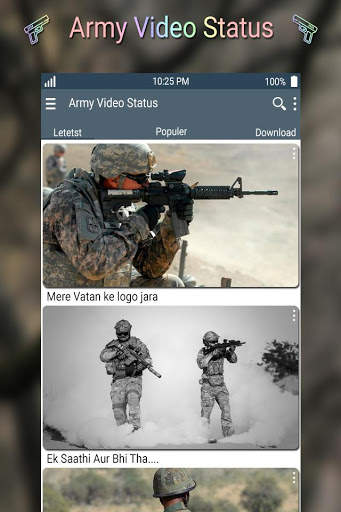 Army Video Status screenshot 3