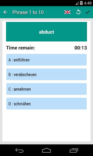 Common German Verbs - Learn German screenshot 7