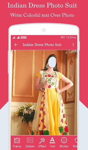 Indian Dress Photo Suit screenshot 1